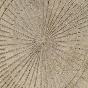 Comodino-Tavolino da notte 40x30x50 cm in Legno Massello di Mango e Ferro 752359