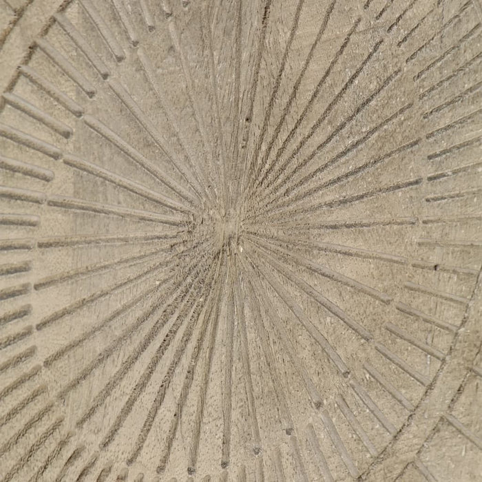 Comodino-Tavolino da notte 40x30x50 cm in Legno Massello di Mango e Ferro 752359