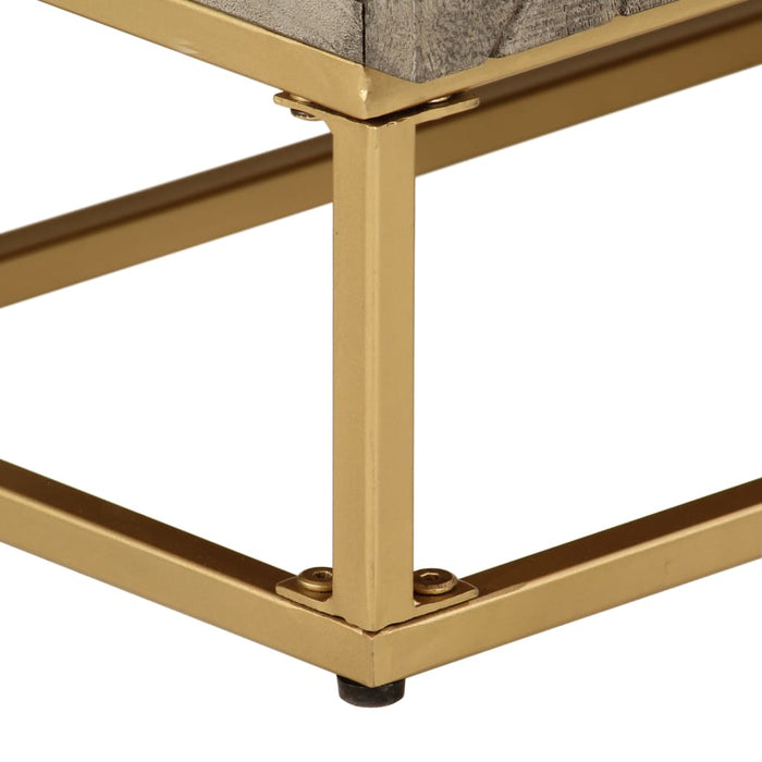 vidaXL Cassettiera 55x30x76 cm in Legno Massello di Mango e Ferro