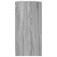 Libreria con Ante Grigio Sonoma 204x37x75 cm Legno Multistrato 3206536