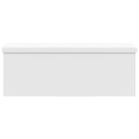 Panca Portaoggetti Pieghevole Bianca in PVC 374907