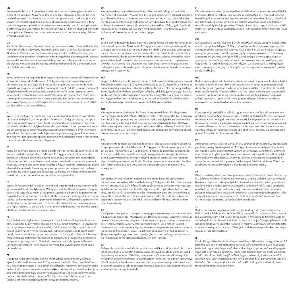 Poltrona Alzapersona Massaggi Reclinabile Grigio Scuro Tessuto 3206805