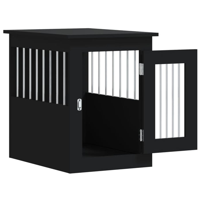 Mobile per gabbia per cani 45 x 62 x 59 cm in multistrato nero 02_0043352