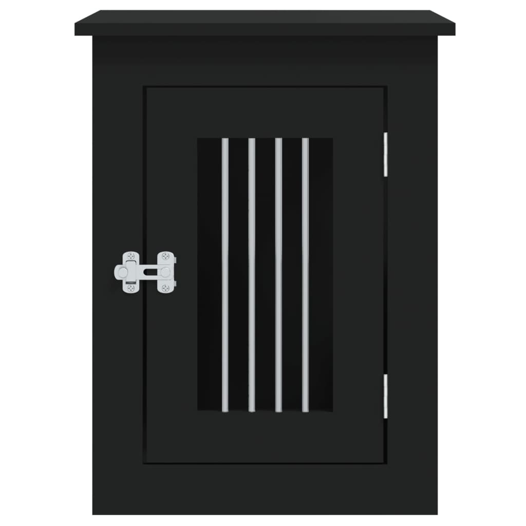 Mobile per gabbia per cani 45 x 62 x 59 cm in multistrato nero 02_0043352