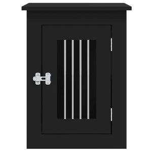 Mobile per gabbia per cani 45 x 62 x 59 cm in multistrato nero 02_0043352