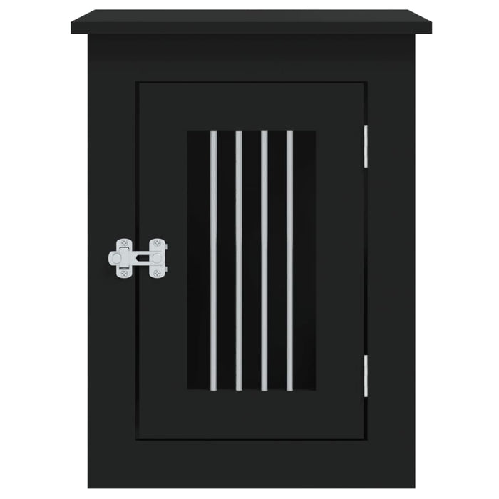 Mobile per gabbia per cani 45 x 62 x 59 cm in multistrato nero 02_0043352