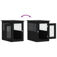 Mobile per gabbia per cani 45 x 62 x 59 cm in multistrato nero 02_0043352