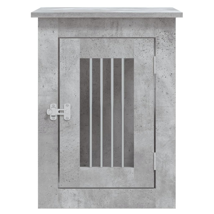 vidaXL Gabbia Cani Arredamento Grigio Cemento 45x62x59cm Multistrato
