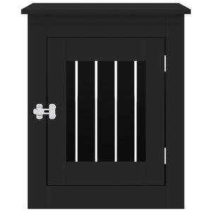 Mobile per gabbie per cani 55 x 75 x 65 cm in multistrato nero 02_0043357