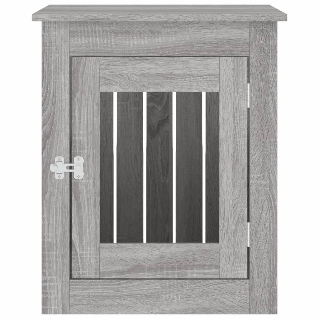 Gabbia Cani da Arredamento Grigio Sonoma 55x75x65cm Multistrato 838321