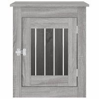 Gabbia Cani da Arredamento Grigio Sonoma 55x75x65cm Multistrato 838321