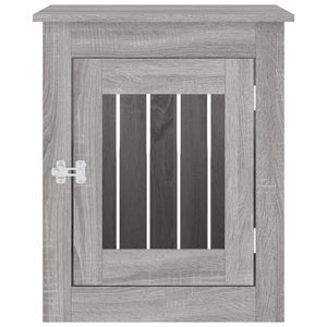Gabbia Cani da Arredamento Grigio Sonoma 55x75x65cm Multistrato 838321