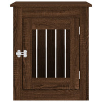 Gabbia Cani Arredamento Rovere Marrone 55x75x65cm Multistrato