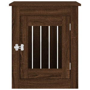 Gabbia Cani Arredamento Rovere Marrone 55x75x65cm Multistrato