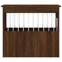 Gabbia Cani Arredamento Rovere Marrone 55x75x65cm Multistrato