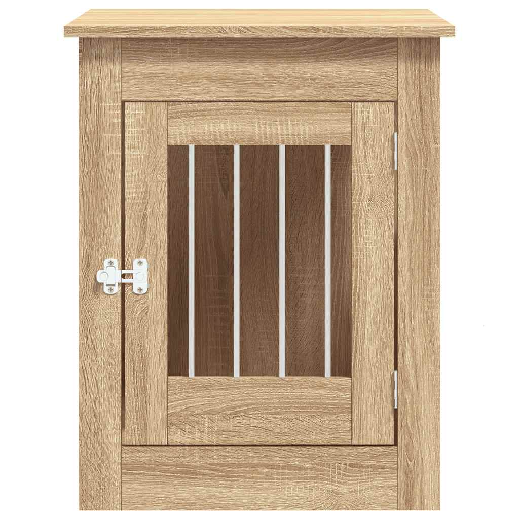 Gabbia Cani da Arredamento Rovere Sonoma 55x80x68cm Multistrato 838325