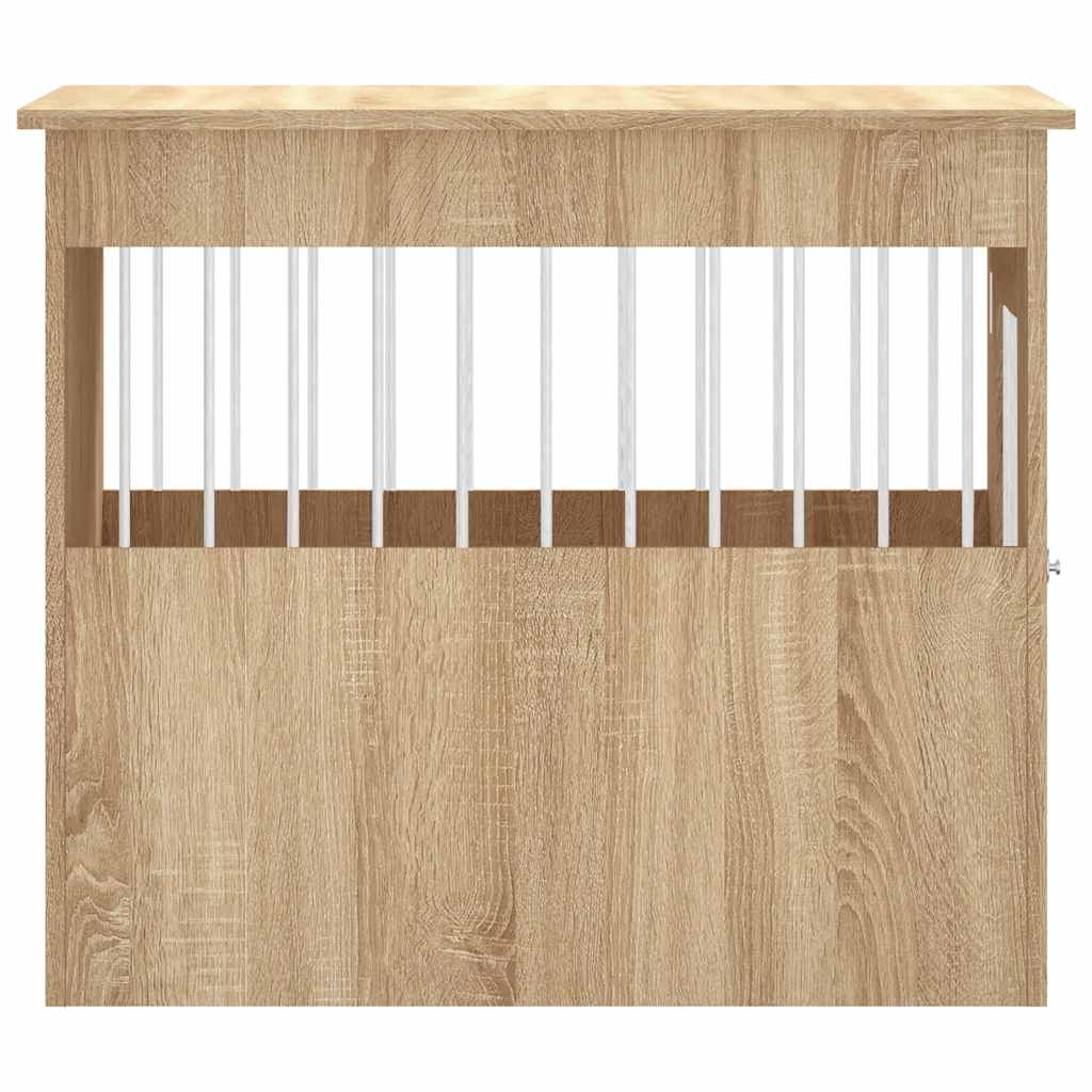 Gabbia Cani da Arredamento Rovere Sonoma 55x80x68cm Multistrato 838325