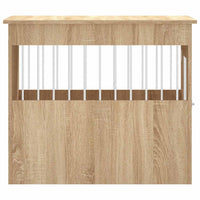 vidaXL Gabbia Cani da Arredamento Rovere Sonoma 55x80x68cm Multistrato
