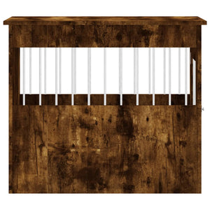 Gabbia Cani da Arredamento Rovere Fumo 55x80x68cm Multistrato 838327