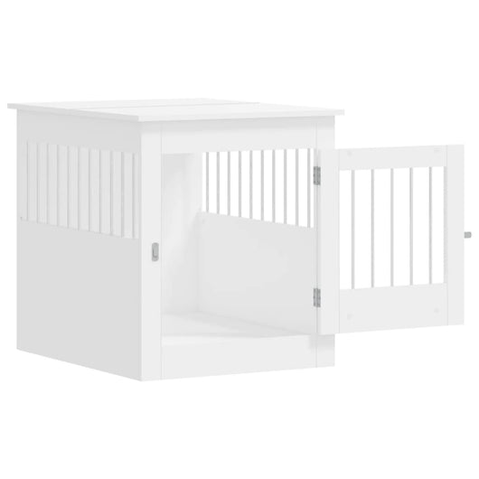 Mobile per gabbia per cani 64,5 x 80 x 71 cm in multistrato bianco 02_0043367