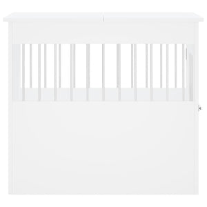 Mobile per gabbia per cani 64,5 x 80 x 71 cm in multistrato bianco 02_0043367