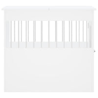 Gabbia Cani Arredamento Bianca 64,5x80x71cm Legno Multistrato 838330