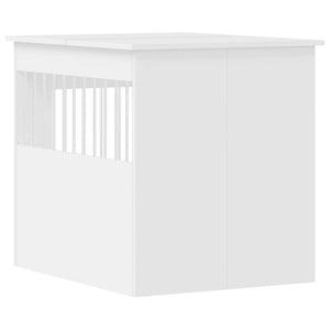 Mobile per gabbia per cani 64,5 x 80 x 71 cm in multistrato bianco 02_0043367