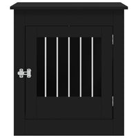 Mobile per gabbia per cani 64,5 x 80 x 71 cm in multistrato nero 02_0043366