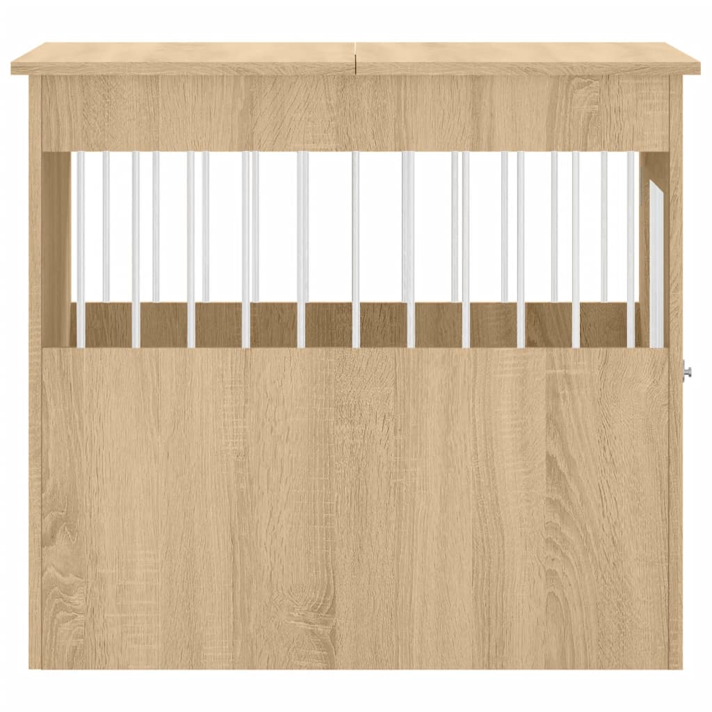 Gabbia Cani Arredamento Rovere Sonoma 64,5x80x71cm Multistrato 838332