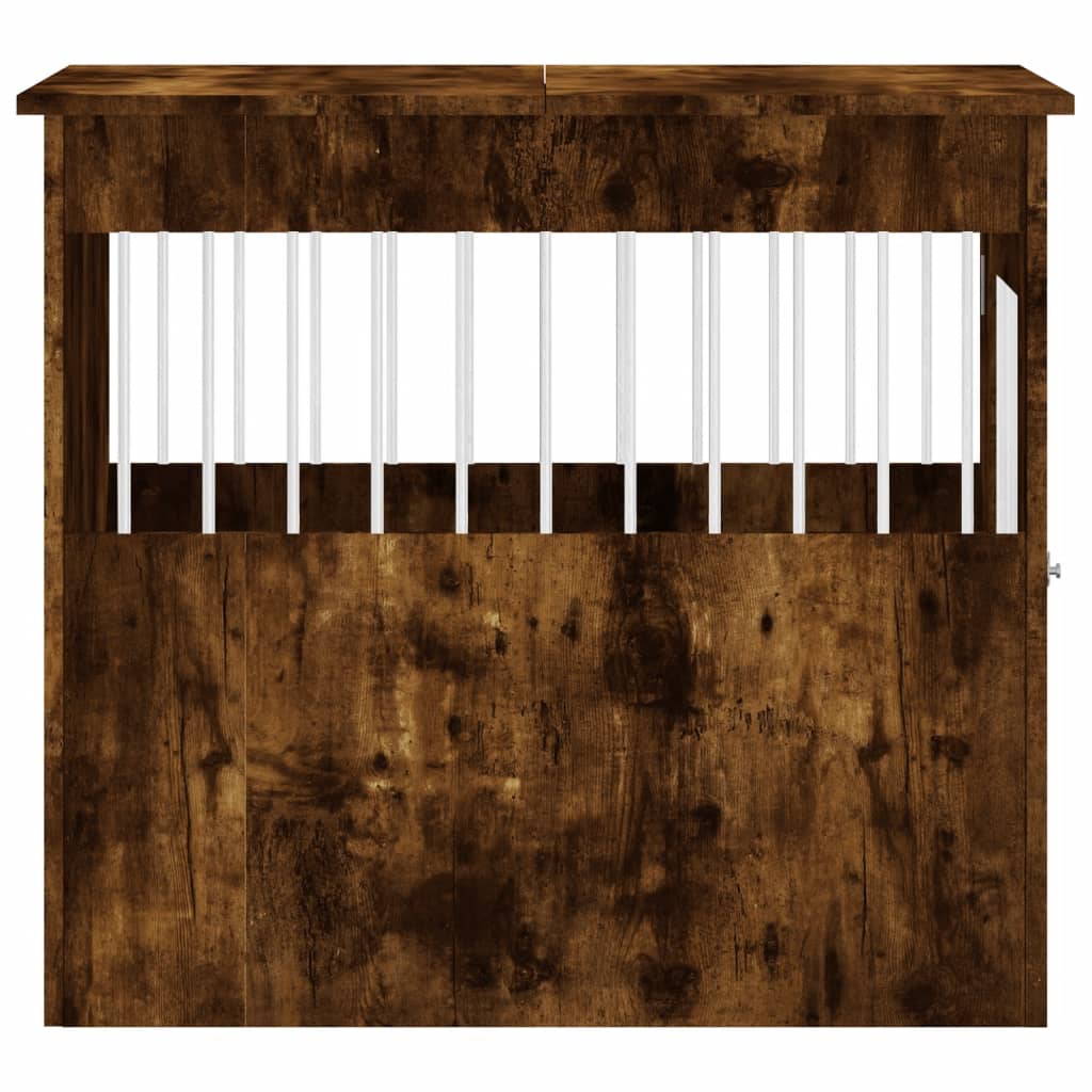 Mobile gabbia per cani 64,5 x 80 x 71 cm marrone 02_0043363