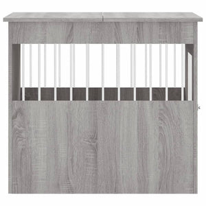 Gabbia Cani Arredamento Grigio Sonoma 64,5x80x71cm Multistrato