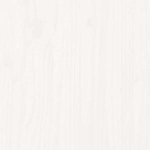 Letto Soppalco Scivolo Bambini Bianco 90x200 cm Massello Pino 835908