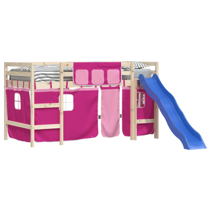 Tende per Letto a Soppalco Rosa in Poliestere 835915