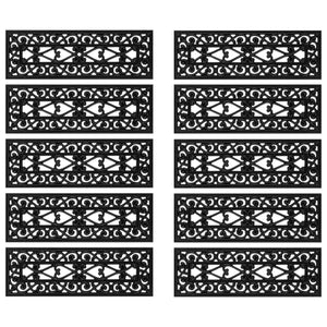 Tappetino per Scale 10 pz 25x75 cm in Gomma 155629