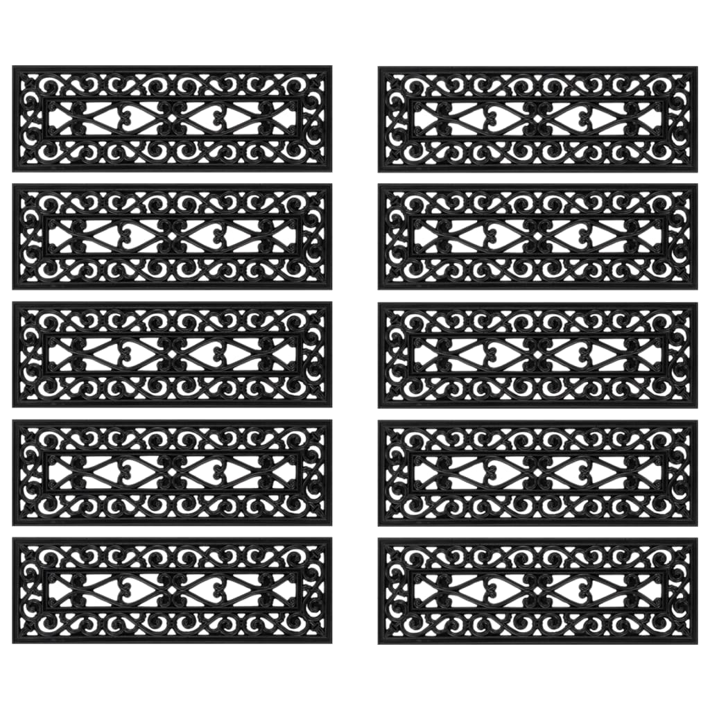 Tappetino per Scale 10 pz 25x75 cm in Gommacod mxl 134773