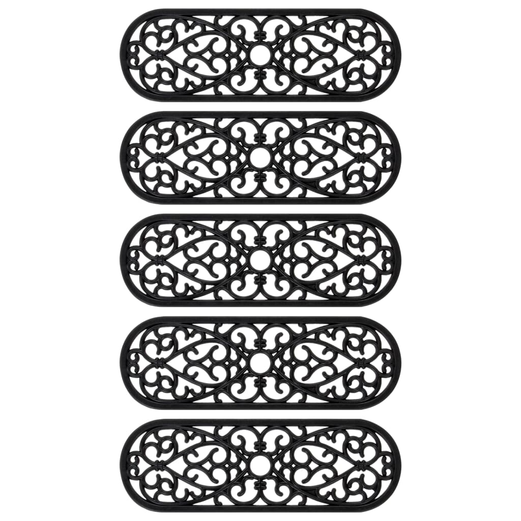 Tappetino per Scale 5 pz 25x75 cm in Gommacod mxl 86790