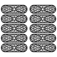 Tappetino per Scale 10 pz 25x75 cm in Gomma 155633