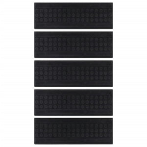 Tappetino per Scale 5 pz 25x75 cm in Gomma 155636