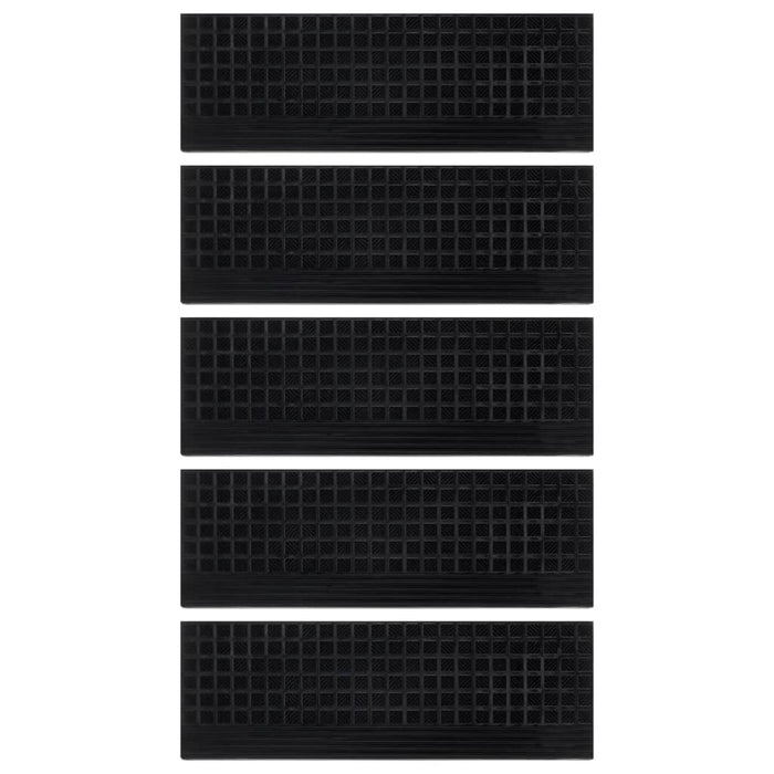 Tappetino per Scale 5 pz 25x75 cm in Gomma 155638