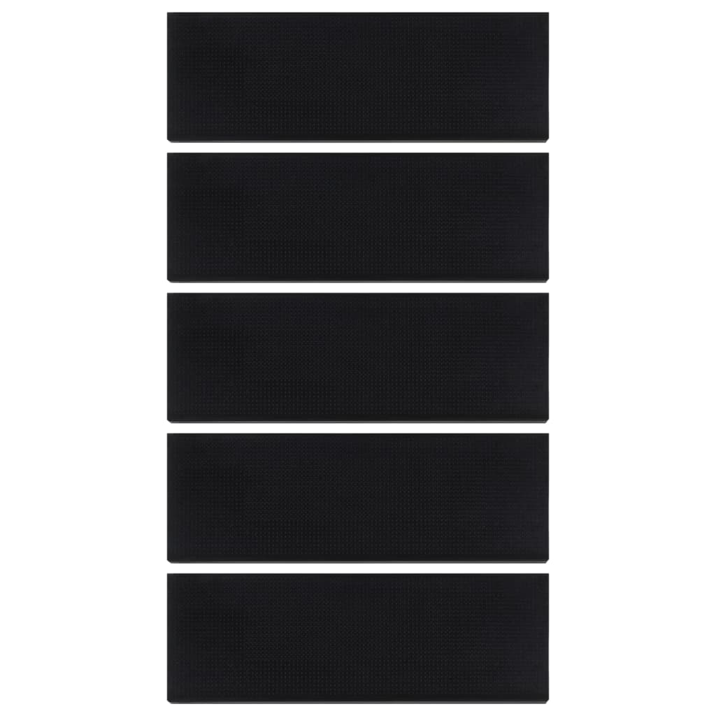 Tappetino per Scale 5 pz 25x75 cm in Gomma