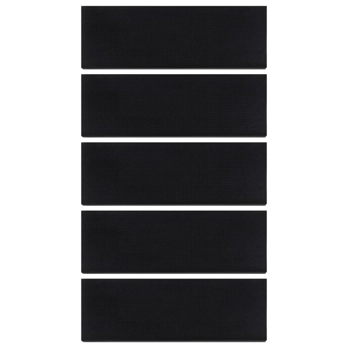 Tappetino per Scale 5 pz 25x75 cm in Gomma