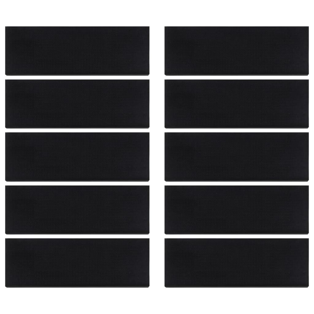 Tappetino per Scale 10 pz 25x75 cm in Gomma 155641