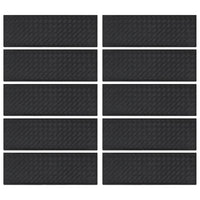 Tappetino per Scale 10 pz 25x75 cm in Gomma 155643