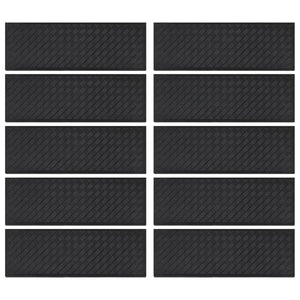 Tappetino per Scale 10 pz 25x75 cm in Gomma 155643