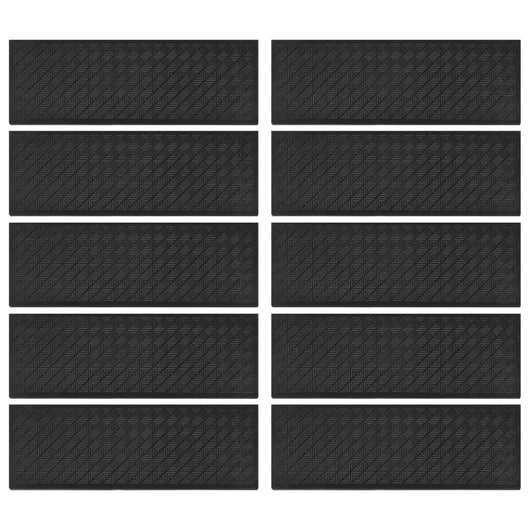 Tappetino per Scale 10 pz 25x75 cm in Gomma 155643