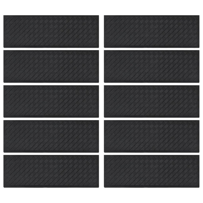 Tappetino per Scale 10 pz 25x75 cm in Gomma 155643