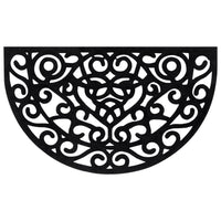 Zerbino Mezzo Rotondo 45x75 cm in Gomma 155661