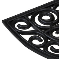 Zerbino Mezzo Rotondo 45x75 cm in Gomma 155661