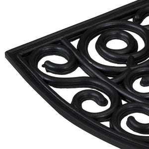 Zerbino Mezzo Rotondo 45x75 cm in Gomma 155661