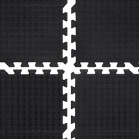 Piastrella per Pavimenti in Gomma Nera 12 mm 90x120 cm 155672